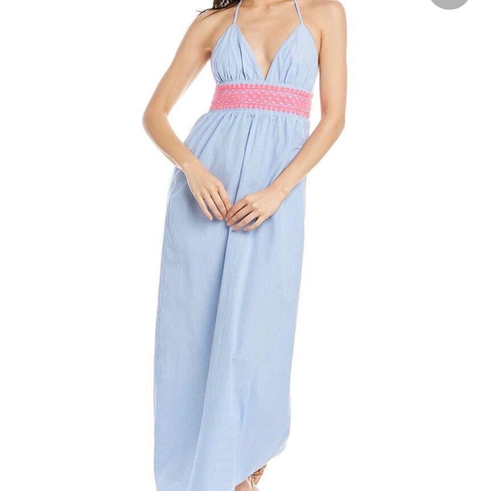 Sail to Sable Halter Dress XS